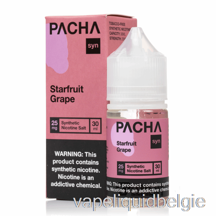 Vape België Starfruit Druif - Pachamama Zouten - 30ml 25mg